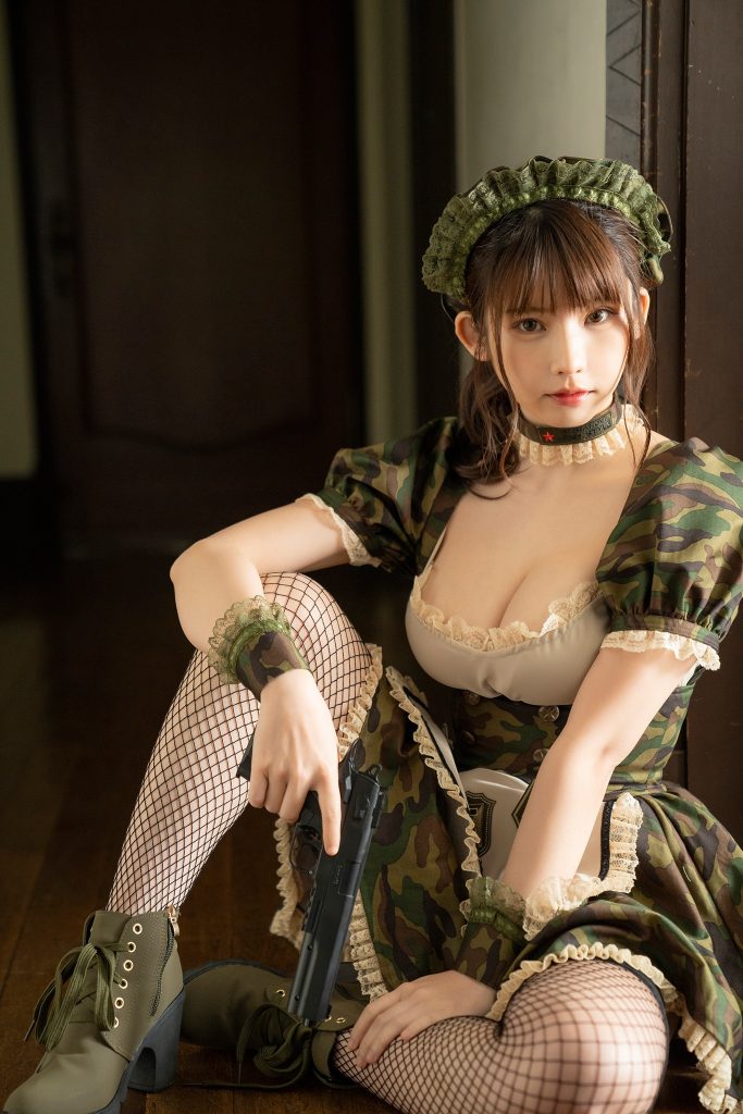 图片[5]-えなこ「メイドアーミー★プリンセス」【月チャンデジグラ】【77P 78MB】-石川澪写真网
